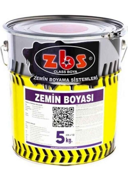 Tek Kompenantlı Extra Zemin Boyası Ral 5015 5 kg