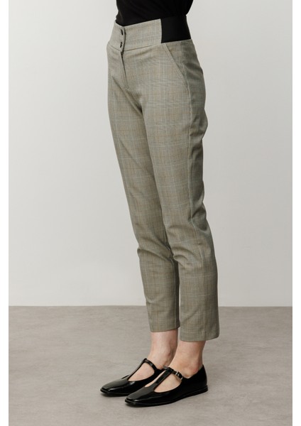 Ekoseli Dar Paça Pantolon fırsatları