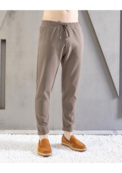 Erkek Rahat Kalıp Bağcıklı Pantolon | Bilek Boy | Cepli Günlük Slim Fit Model fiyatları