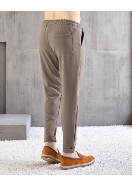 Erkek Rahat Kalıp Bağcıklı Pantolon | Bilek Boy | Cepli Günlük Slim Fit Model modelleri