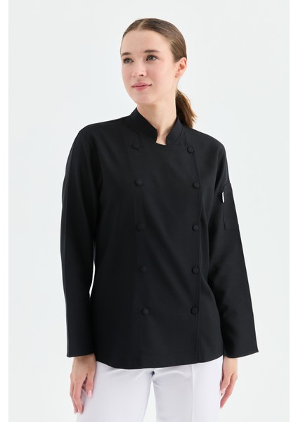 Mychef 2001 Çift Düğmeli Kadın Şef Kıyafeti