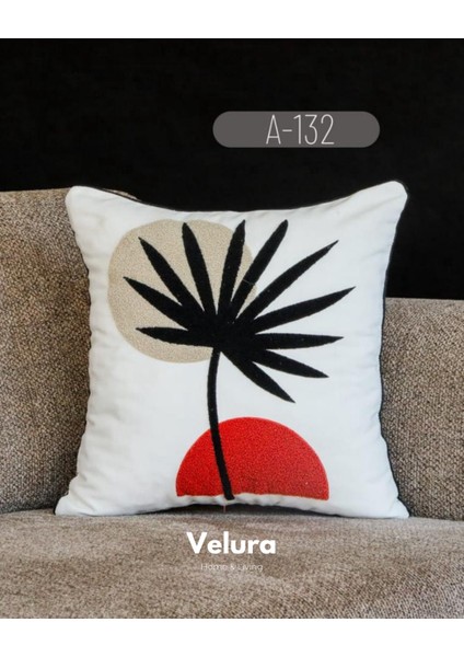 Dekoratif Kırlent & Pinterest Kırlent & Keten Kumaş - Nakış Işleme & A132