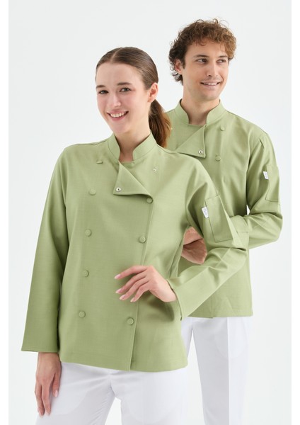 Mychef 2001 Çift Düğmeli Kadın Şef Kıyafeti modelleri