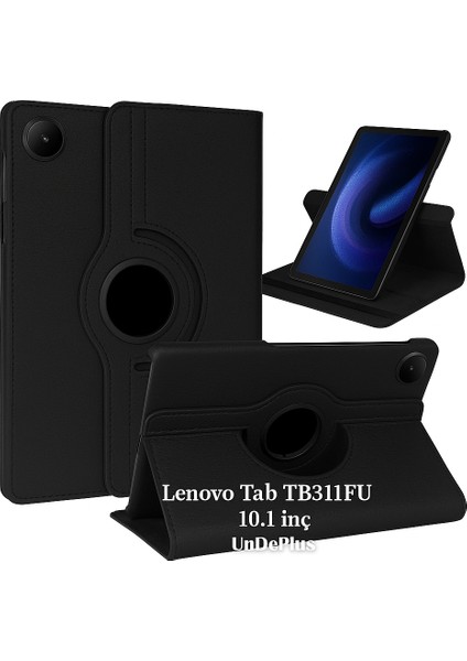 Lenovo Tab TB311FU 10.1inç Kılıf 360 Dönebilen Standlı Case