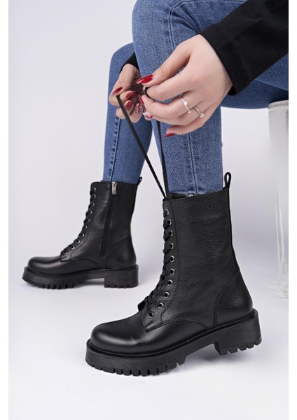 Hakiki Deri Kadın Deri Bot TRC50-G862