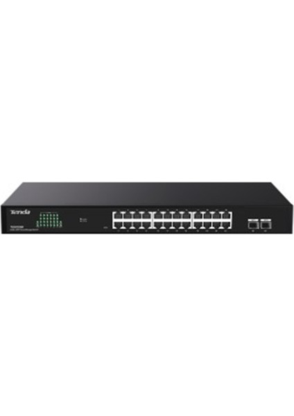 TEG2226F 24 Port 10-100-1000 + 2 Port Sfp Switch Cloud Yönetilebilir Çelik Kasa Switch