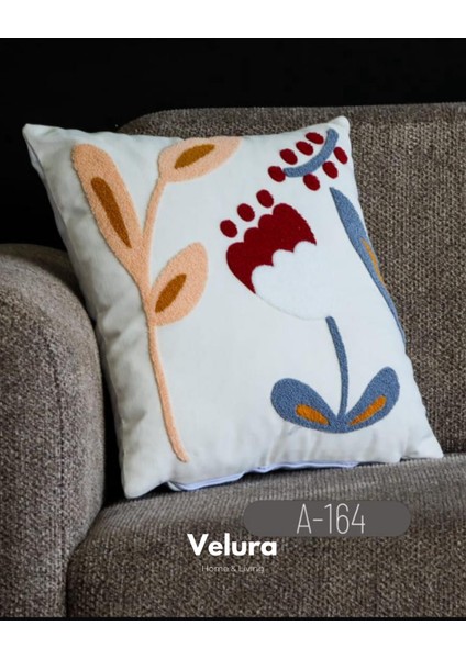 Dekoratif Kırlent & Pinterest Kırlent & Keten Kumaş - Nakış Işleme & A164
