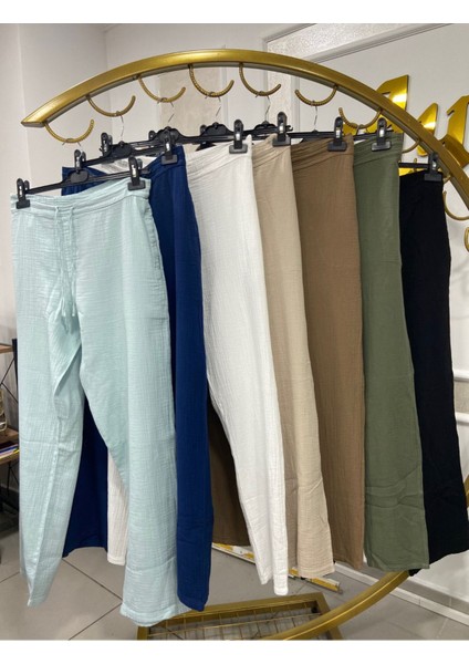Erkek Yazlık Rahat Pantolon | Lastikli Bel | Düz Model | Günlük Hafif Kumaş fiyatları