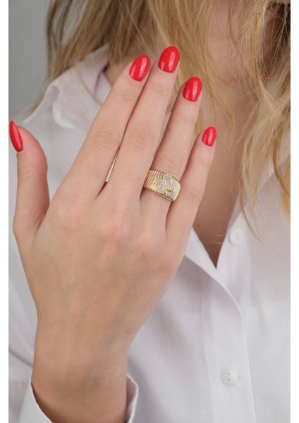 14 Ayar Altın Yonca Yüzük 628 fiyatları