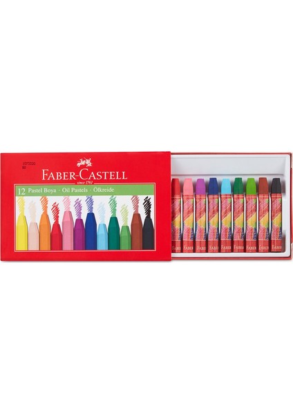 Karton Kutu Pastel Boya 12 Renk
