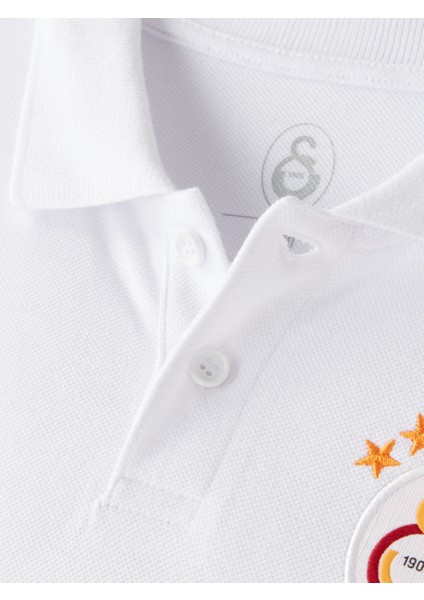 Galatasaray 5 Yıldız Klasik Logo Polo Çocuk T-Shirt C251403