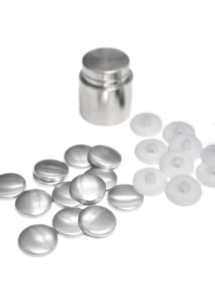 KLİNKSHOP Kumaş Kaplamalı Düğme 32BOY (20 mm) Kendin Yap Kiti, Gömlek,elbise ve Giyim Için Çekiçle Uygulama Aparatları ve 100 Adet Kapsol Düğme Takım