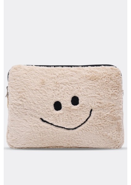Smile Laptop Kılıfı 13" & 14" Inç Uyumlu Bej modelleri