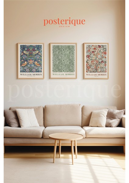 William Morris Çerçevesiz Tablo Çerçevesiz Poster Modern Poster Dekoratif Poster fiyatları
