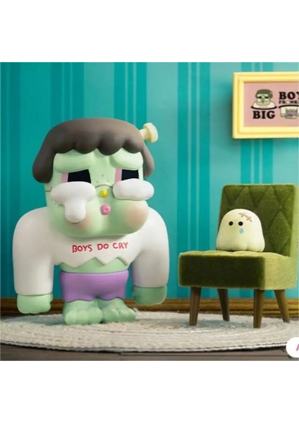 Crybaby Monster Gözyaşları Kutu Crybaby Action Figür Sürpriz Kutu Kawaii Model Heykel Anime Figürin Masaüstü Süs Oyuncak Giftscolor: Big Boy Frankie (Yurt Dışından)