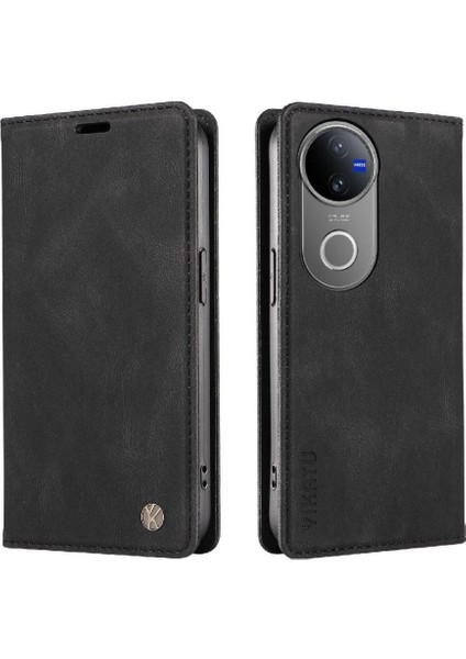 Vıvo V50 5g Kılıf Ile Uyumlu Manyetik Flip Telefon Kılıfı Katı (Yurt Dışından) modelleri
