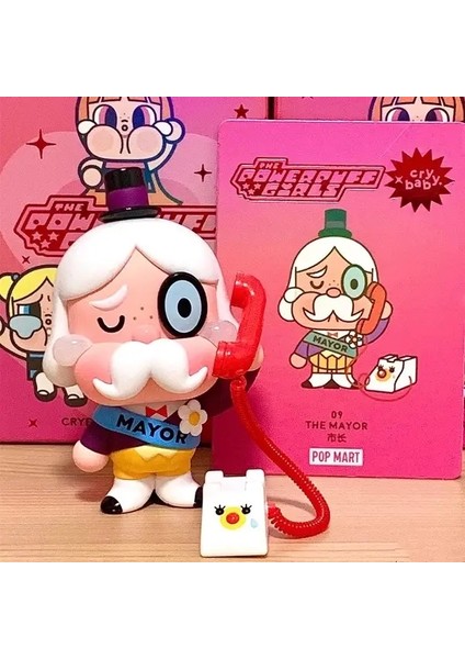 Crybaby x Power Girls Blossom Bubbles Buttercup Figür Pvc Model Heykel Bebek Oyuncak Koleksiyonu Dekorasyon Doğum Giftcolor: Stil Onay (Yurt Dışından)