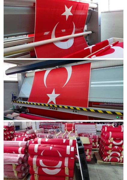 120x180 cm Alpaka Kumaş Türk Bayrağı – 140 g/m² | Dijital Baskı, Dış Mekan, TSE Uyumlu, Rüzgara Dayanıklı