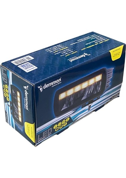 12-24V LED BAR OFF-ROAD BEYAZ IŞIK (3 FONKSİYONLU SARI ÇAKAR) (124*47*78.3 MM) indirimleri