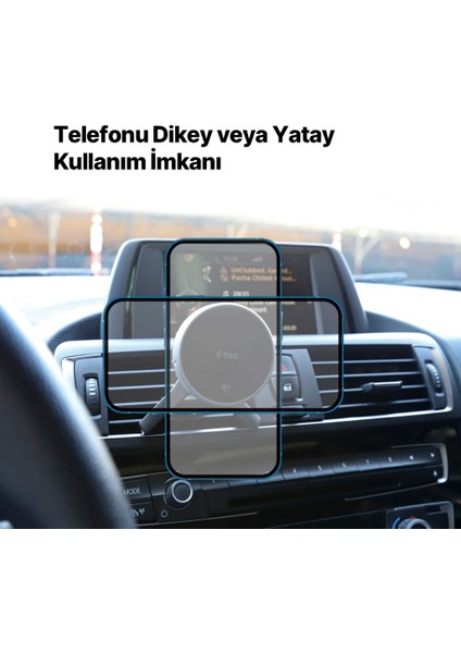 Aircharger Drive Pro Qi2/magsafe Özellikli 15W Iphone/android Soğutuculu Kablosuz Hızlı Şarj Öz