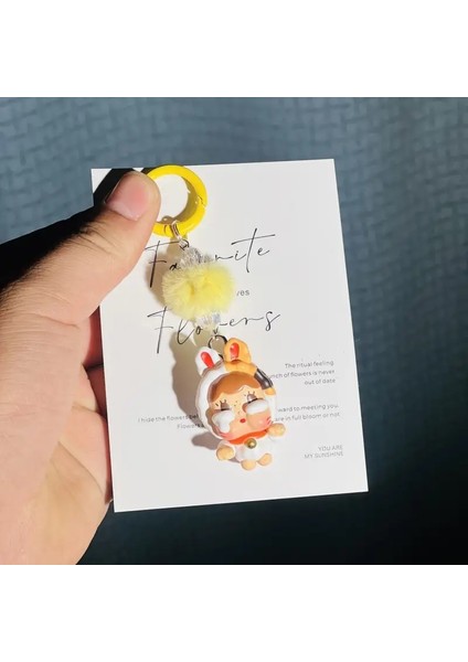 Yeni Kawaii Crybaby Keychain Serisi El Taşınağı Modaya Gizli Oyuncaklar Sevimli Çocuk Bebek Ev Dekasyonu Kız Arkadaş Doğum Günü Hediyesi Yeni Hediye Renk: D (Yurt Dışından)