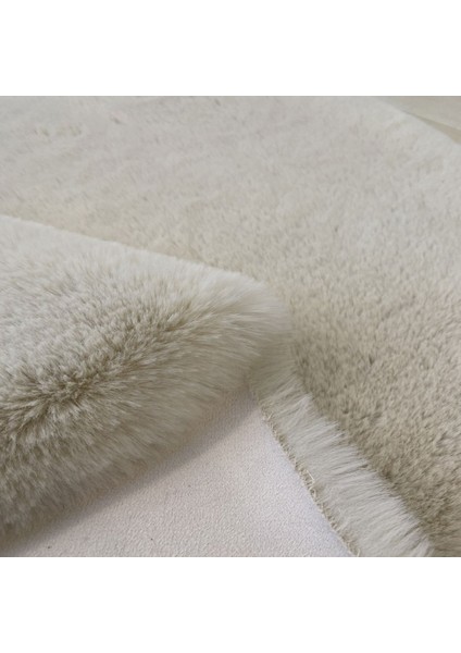 Mollıs Tekil Beıge Bej Suni Tavşan Postu 80X120 cm indirimleri