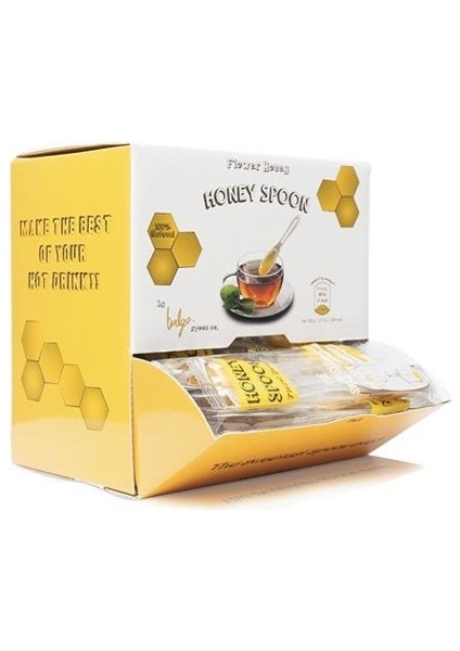 Mare Mosso Caffe Ê Vendite Honey Spoon Ballı Kaşık Süzme Çiçek Balı 60X7 gr Paket