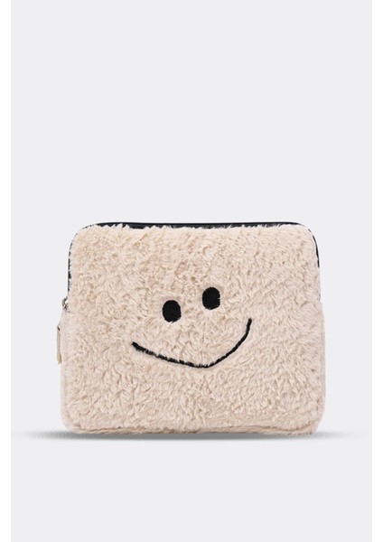 Smile Tablet Kılıfı 10” & 11” Inç Uyumlu Bej