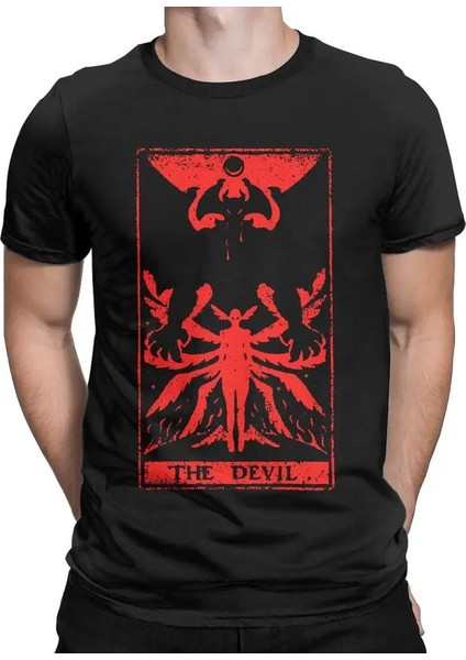 Şeytan Tarot Debiruman Devilman Crybaby Erkekler Tshirt Japonya Anime Tee Fil Harajuku Manga T-Shirts Yaz Giyim Renk: Le1/boyut: L (Yurt Dışından)