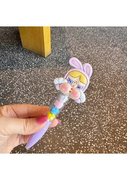 Crybaby × Uçan Küçük Polis Jel Kalemi Ins Siyah Sevimli Yama Hızlı Kalem Yüksek Güzel Güzel Su Kalemi Öğrenci Ofis Kırtasiye Hediye Kol: 2 (Yurt Dışından)