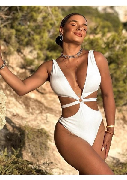 Cut Out Halkalı Mayokini mayo DB200725M modelleri