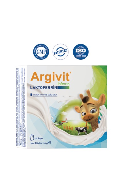 İnferrin Laktoferrin İçeren Takviye Edici Gıda 10 Saşe 3'lü Paket