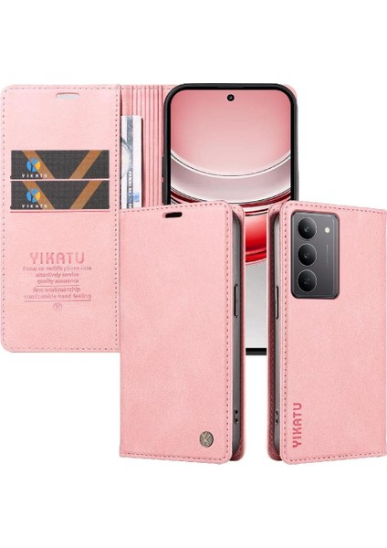 Realme C75 4g Kılıf Düz Renk Cilt Dostu Manyetik Kapak Ile Uyumlu (Yurt Dışından)