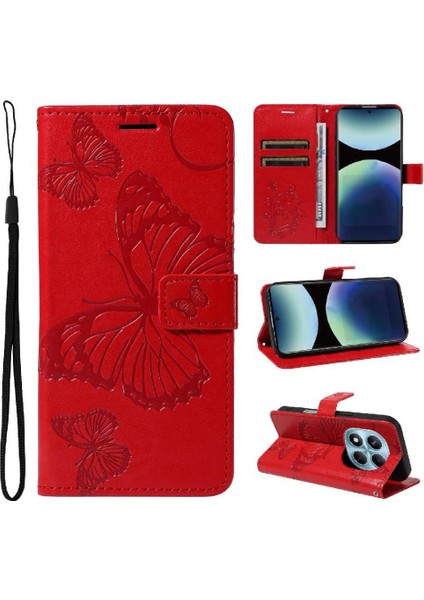 Xiaomi Redmi Not 14 Pro Için Kılıf 4g Pu Deri Darbeye Kapak Manyetik (Yurt Dışından) fiyatları