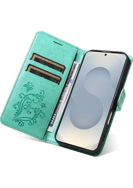 Samsung Galaxy S25 Kenar Darbeye Dayanıklı Kapak Için Kılıf Manyetik Kapak Ile Çevirin (Yurt Dışından)