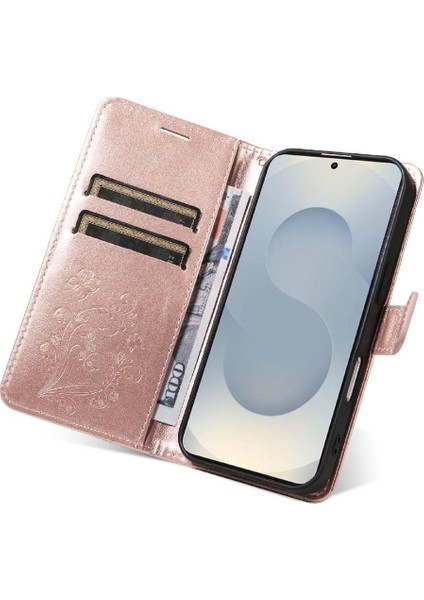 Samsung Galaxy S25 Kenar Darbeye Dayanıklı Kapak Için Kılıf Manyetik Kapak Ile Çevirin (Yurt Dışından)
