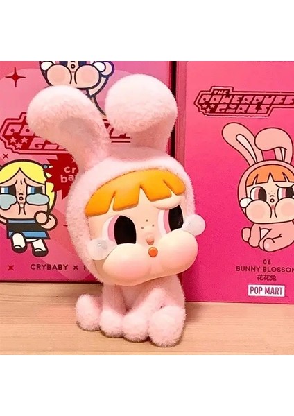 Crybaby x Power Girls Blossom Bubbles Buttercup Figür Pvc Model Heykel Bebek Oyuncak Koleksiyonu Dekorasyon Doğum Günü Hediyesi Renk: Onay Stili (Yurt Dışından)