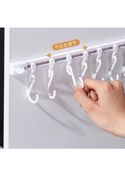 Hareketli 10 Kancalı Kendinden Yapışkanlı Askı 40CM fırsatları