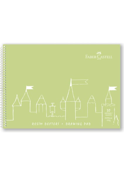 PP Kapak Resim Defteri 25x35cm 30 Yaprak