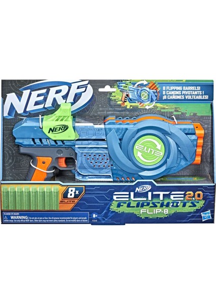 Elite Elite 2.0 Flipshots Flip8 Dart Tabancası F2549 1 Adet