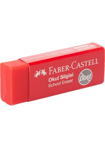 Faber Castell 187222 Okul Silgisi - Kırmızı fiyatları