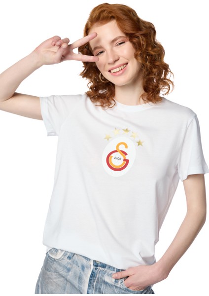 Galatasaray 5 Yıldız Kadın T-Shirt K251402