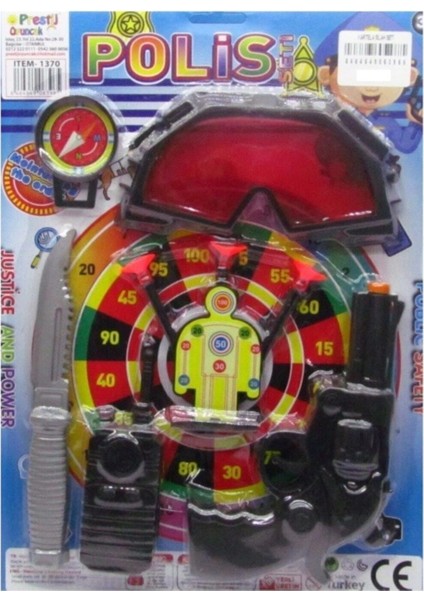 Elite Kartela Kasaturalı Polis Seti 1 Adet