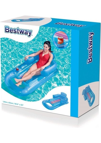 Deniz Yatağı Sultan Lüks Yatak 157X89 cm Mavi Bestway - 43028 1 Adet fiyatları