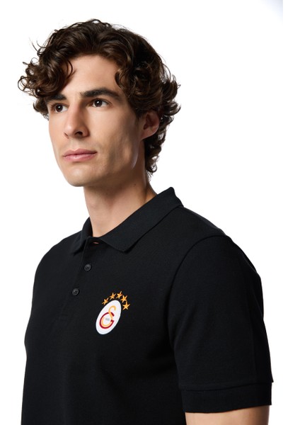 Galatasaray 5 Yıldız Klasik Logo Polo T-Shirt E251403 modelleri