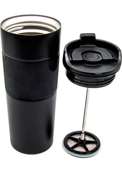 Kişiye Özel French Press Çelik Termos 450 ml