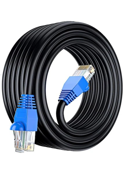 Dış Ortam Dış Mekan / Cat6 Internet Kablosu / High Speed / Double Layer / Outdoor Cable / 50 Metre