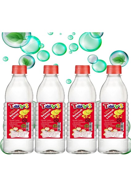 Elite Baloncuk Sıvısı Köpük Likidi Köpük Tabancası Baloncuk Likiti 500 ml - 4 Adet 1 Adet