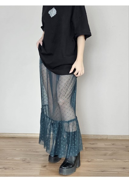 Fırıfırlı Uzun Dantel Etek fiyatları