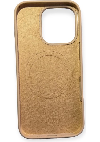 I Phone 16 Pro Magsafe Özellikli Kadife Iç Dokulu Lansman Lüks Silikon Kılıf ,çöl fırsatları